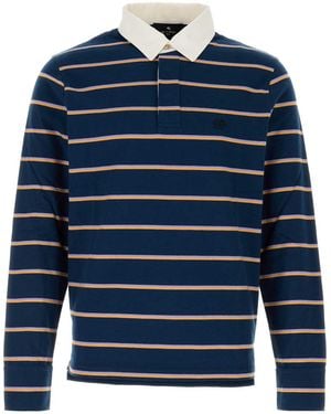 Etro Embroidered Cotton Polo Shirt - Blue