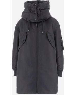 Aspesi Technische Jacke mit hohem Kragen - Blau