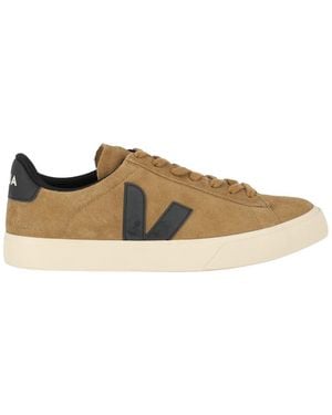 Veja Campo Tent Pierre Suede Low-Top Trainers - Brown