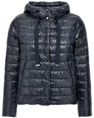 Herno Nylon Short Down Jacket - Black