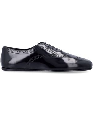 Church's Kirche's Flache Schuhe Schwarz - Blau