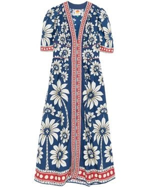 FARM Rio Luna Maxi Dress - Blue