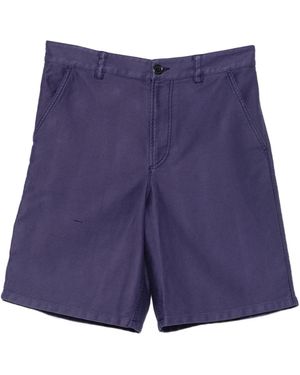 A.P.C. Bermuda Moleskine - Purple