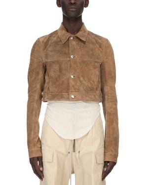 Rick Owens Trabajador recortado de - Neutro