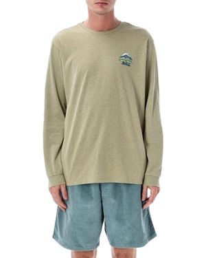 Patagonia Long-Sleeved Great Waves Responsibili-Tee - Green