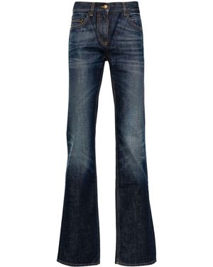 Palm Angels Straight Leg Denim Jeans - Blue