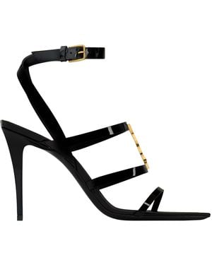 Women's Saint Laurent Sandal heels | Lyst