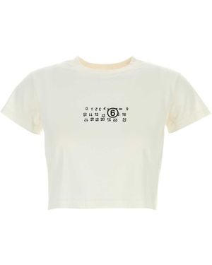 MM6 by Maison Margiela Cotton T-Shirt - White