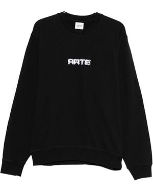 Arte' Antwerpenkunst von Pixel Crewneck - Schwarz