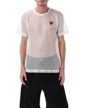 COMME DES GARÇONS PLAY T Shirts And Polos - White