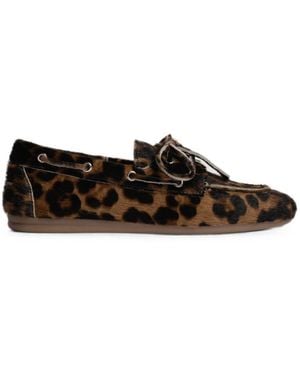 POSA Mocasines náuticos de piel - Blanco