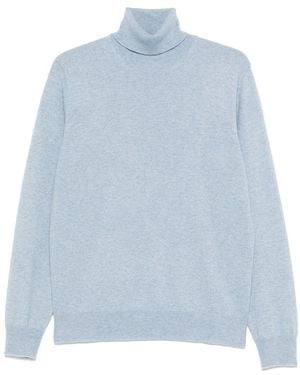 Brunello Cucinelli Kaschmirschildkrötenhalsspringer - Blau
