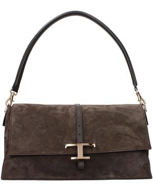 Tod's Shoulder Bags Mosch Smock - Brown