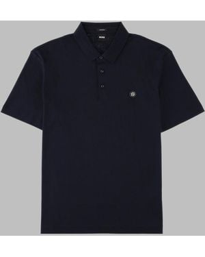 BOSS Polo Con Logo - Blue