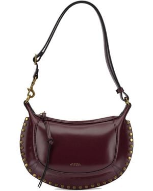 Isabel Marant "Oskan Moon" Small Shoulder Bag - Purple