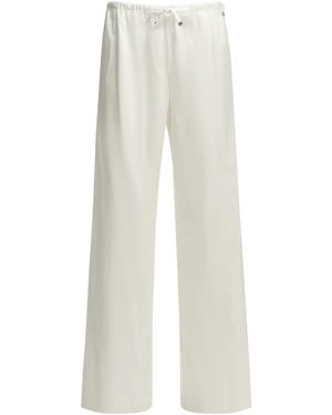 Herno Casual Cotton Trousers - White