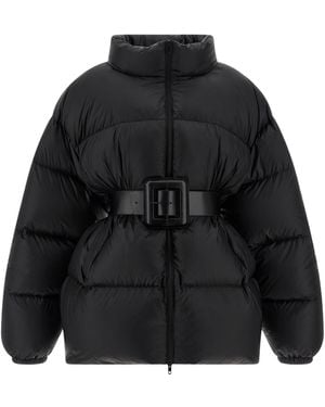 Balenciaga 'Hourglass' Down Jacket - Black