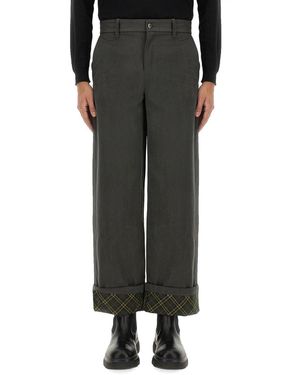 Burberry Cotton Pants - Black