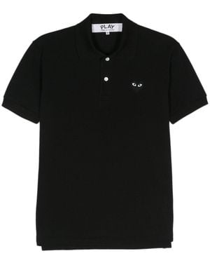 Comme des Garçons Cotton Polo Shirt - Black