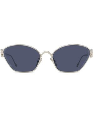 Loewe Anagram Gold Cat-Eye-Sonnenbrille - Blau