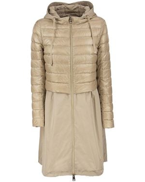 Herno Taffeta Hem P Ed Jas - Naturel