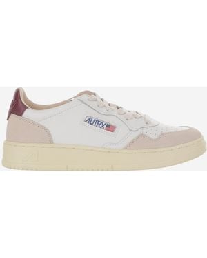 Autry Low Medalist Leather Sneakers - White