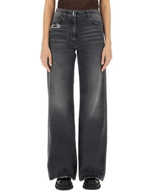 Givenchy Mid-Rise Flared Jeans - Black