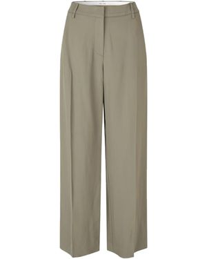 Samsøe & Samsøe Pantalone Saesmeralda 15545 Verde - Natural