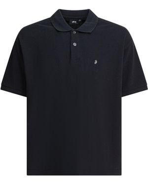 Stussy Polo Shirts - Black