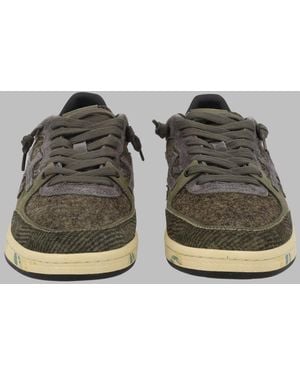 Premiata Leather Trainers - Grey