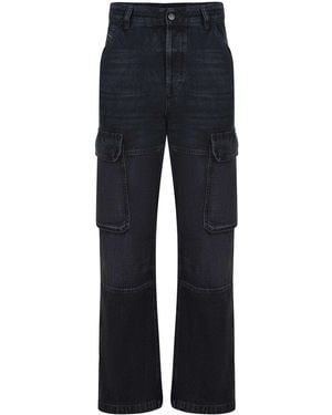 DIESEL Jeans "D Pot Cargo" Realizzati - Blu