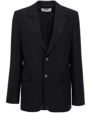 Ami Paris Single Breasted Blazer - Schwarz