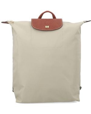 Longchamp Backpack Le Pliage Medium - Natural