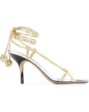 Jacquemus Embellished Heels - White