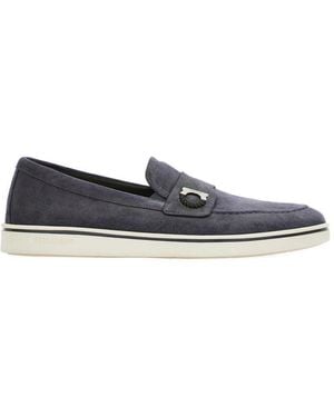 Ferragamo Leder-Loafer - Weiß