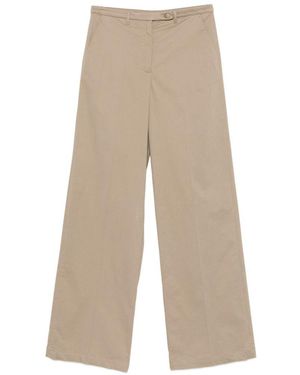 Emporio Armani Cotton Trousers - White