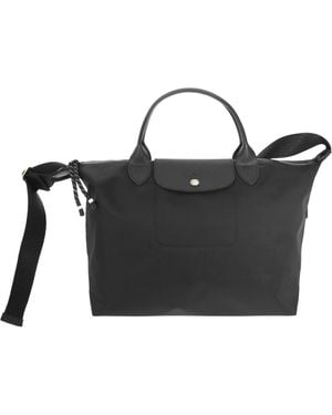 Longchamp Le Pliage Energy Bag mit Griff M - Schwarz
