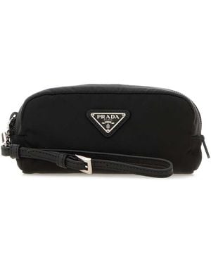 Prada Re-Nylon Pouch - Black