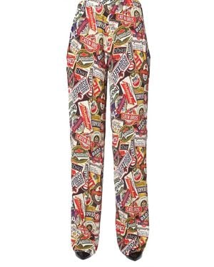 DSquared² Wide Trousers - Multicolour