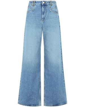 Isabel Marant 'Lemony' Light Cotton Jeans - Blue