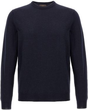 Zanone Flexwool Wollpullover - Blau