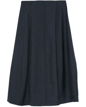 Theory Midirock Mit Falten - Blau