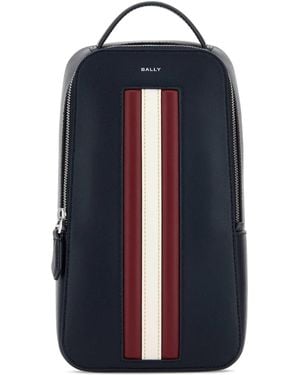 Bally Leather Crossbody Bag - Blue