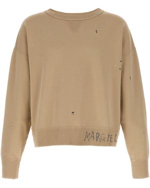 Maison Margiela Graffiti Felpe-Uomo - Neutro