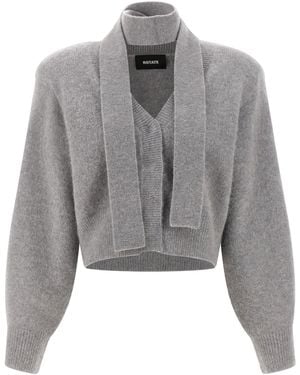 ROTATE BIRGER CHRISTENSEN Roteer Birger Christensen Sjaal Vest - Grijs