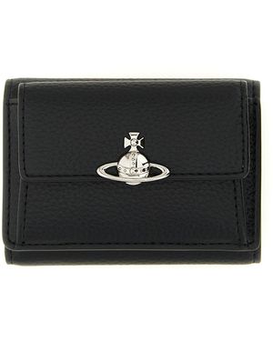 Vivienne Westwood Orb Logo Small Wallet - Black