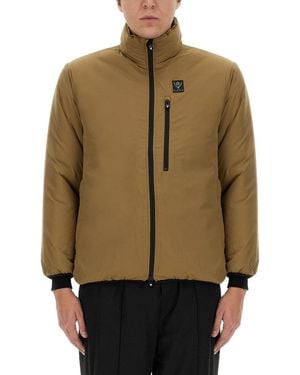South2 West8 Jacket With Logo - Natural