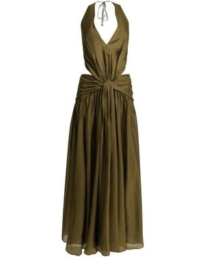 Zimmermann "Indra" Long Dress - Green