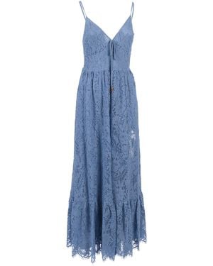 Michael Kors Corded Lace Maxi Dress - Blue