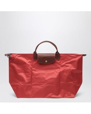 Longchamp Travel Bag Tomato Le Pliage Original S - Red